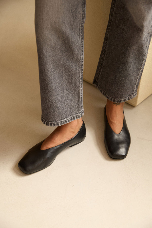 Ballerines Gabrielle noir