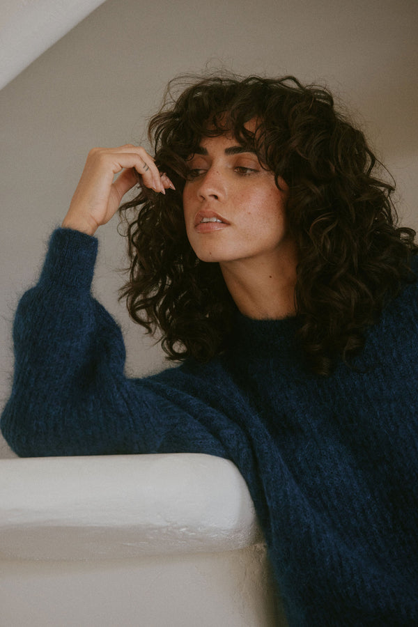 Pull Matthew bleu canard