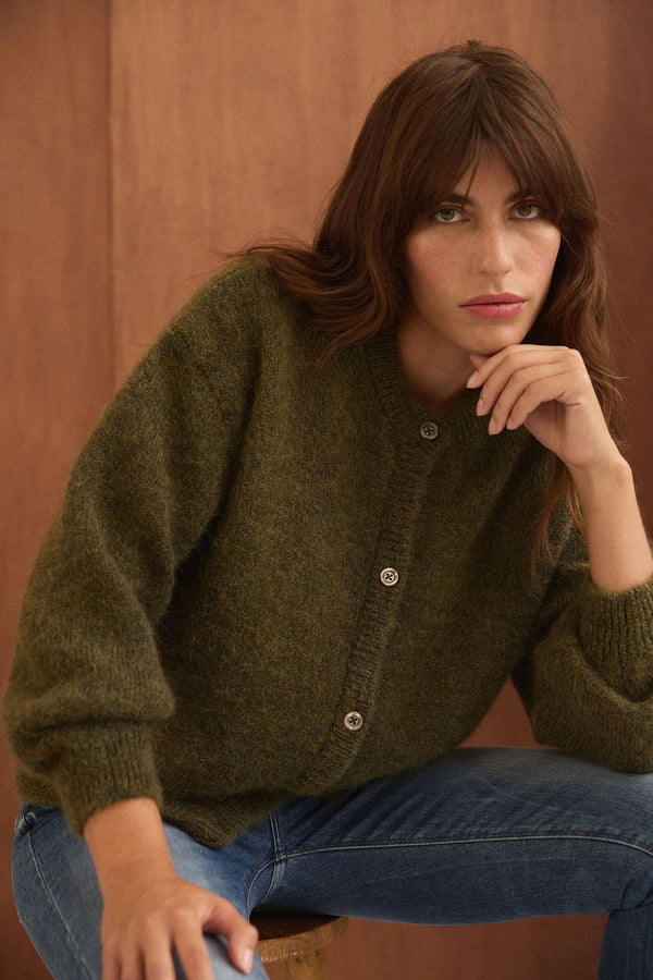 Cardigan Hortense kaki
