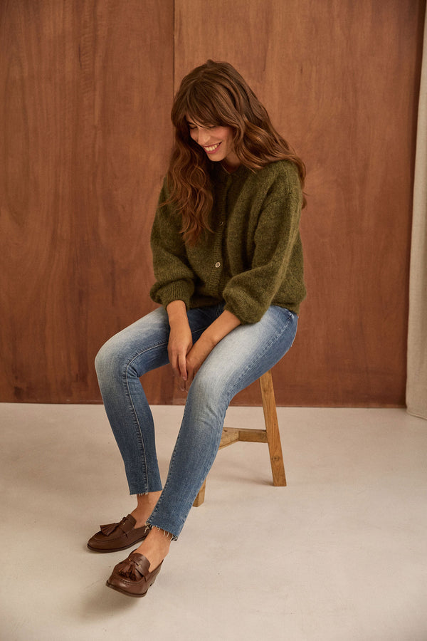 Cardigan Hortense kaki