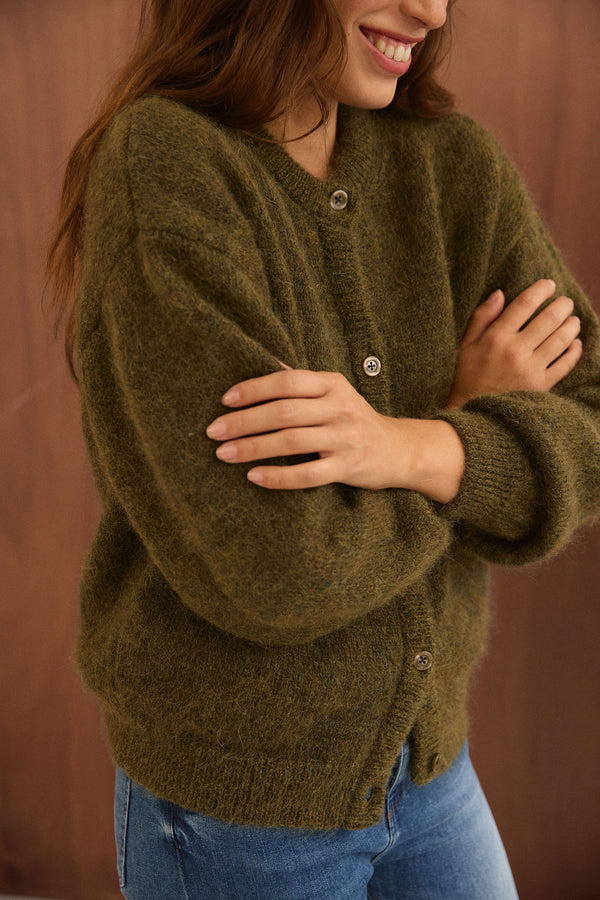 Cardigan Hortense kaki