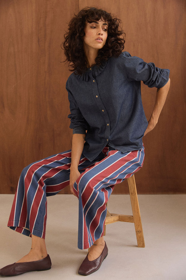 Chemise Amelia denim brut