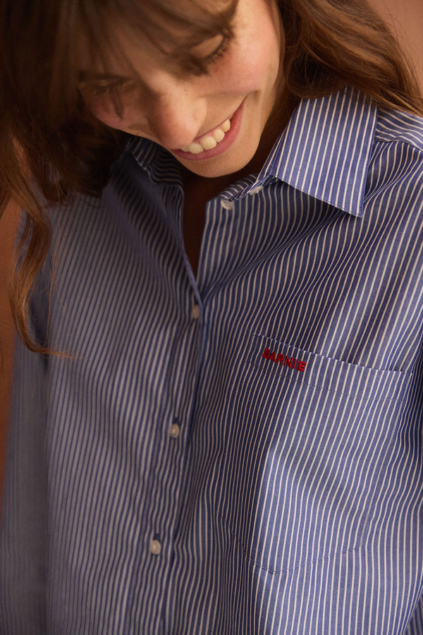 Chemise Cloud rayures marines