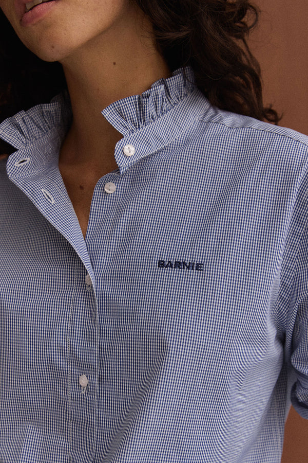 Chemise Jasmine carreaux bleus