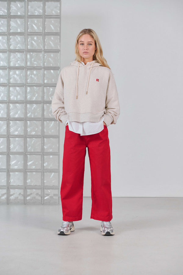 Hoodie Bily gris chiné 2