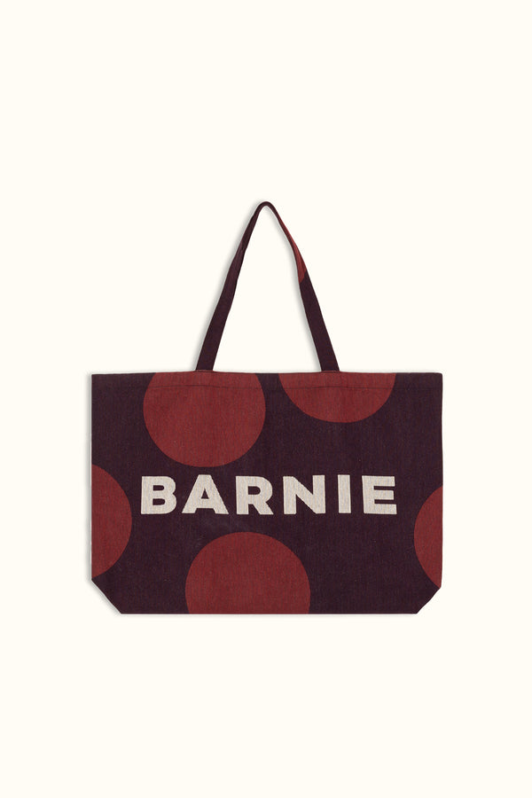 Cabas Suzane bulles bordeaux