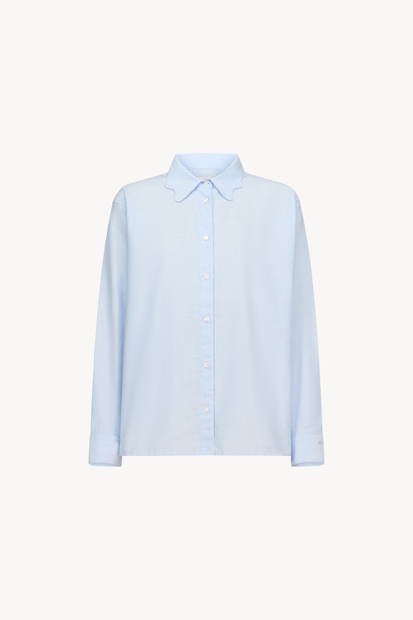 Chemise Jeanne oxford bleu