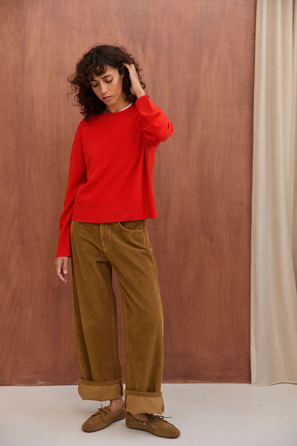 Pantalon Basile camel