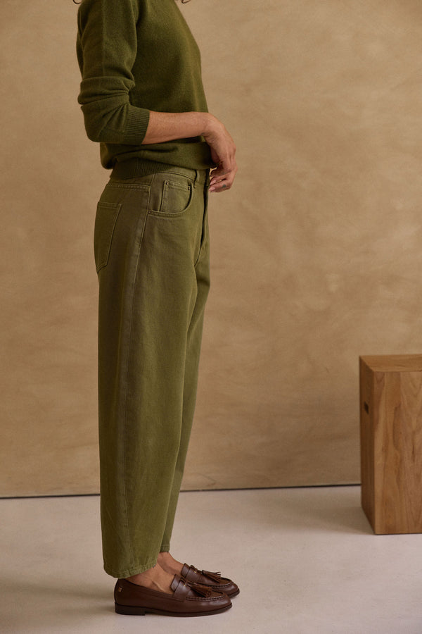 Pantalon balloon Louis kaki