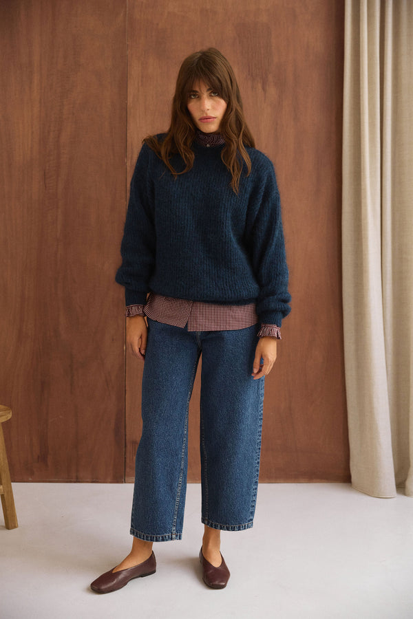 Pull Matthew bleu canard