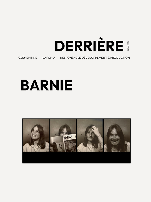 Derrière BARNIE : Clémentine LAFOND