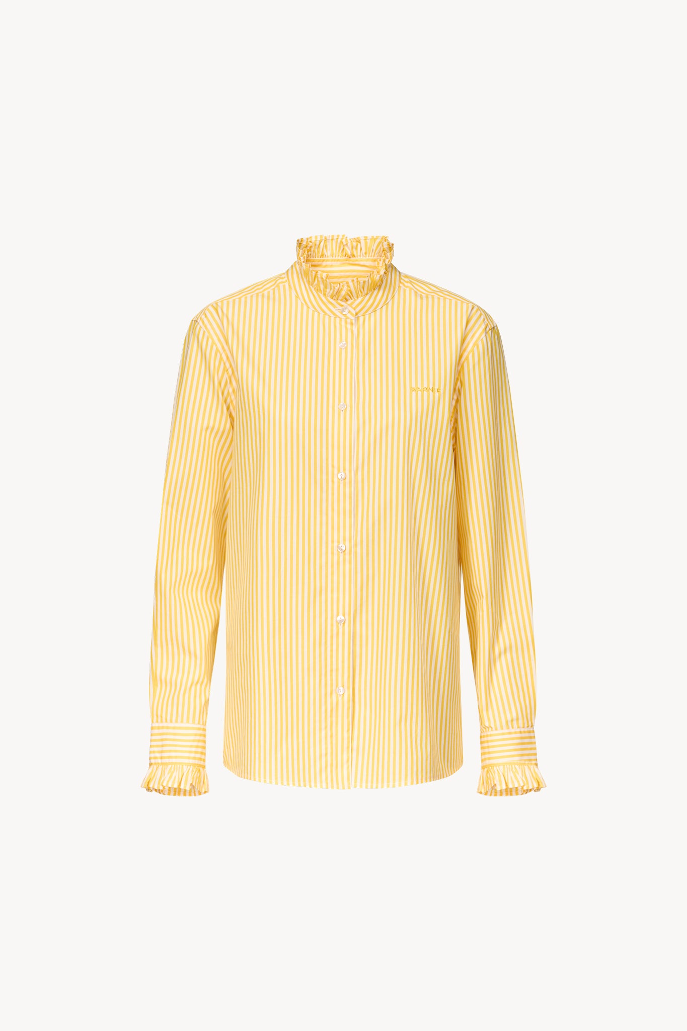 Chemise Jasmine rayures jaunes