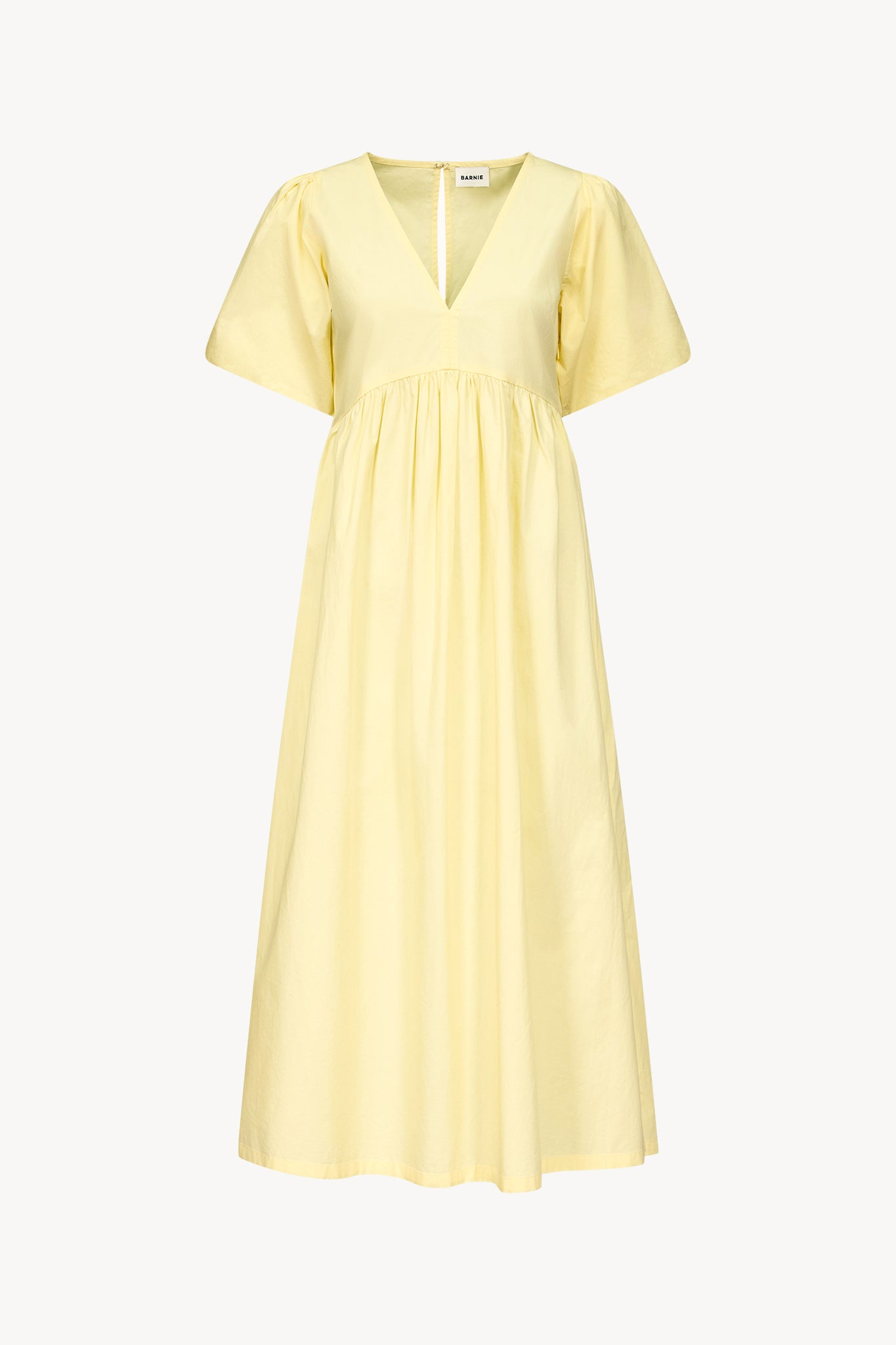 Robe Eléonore yellow butter