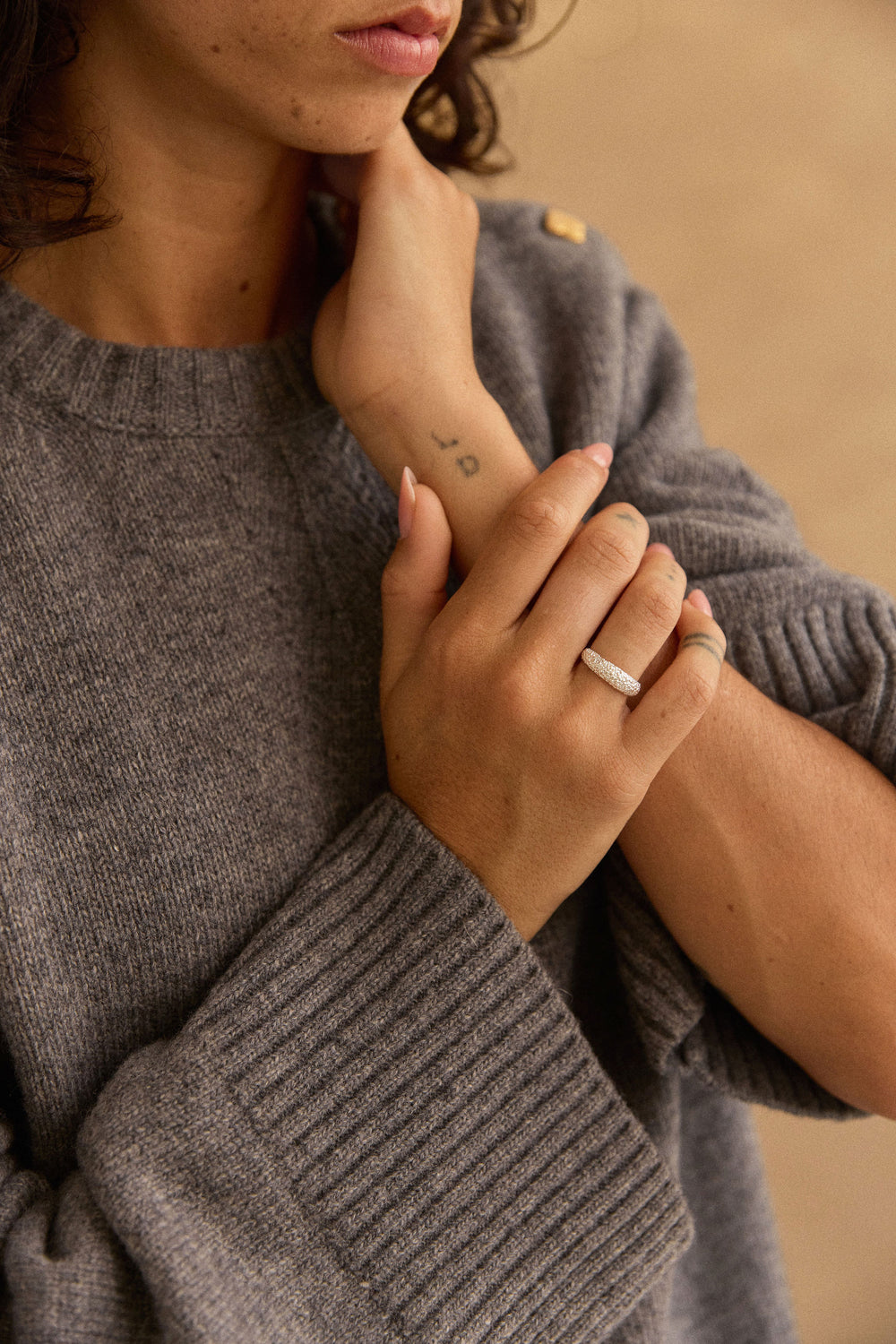 Bague Ysa argentée