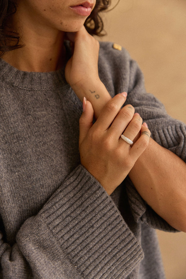 Bague Ysa argentée
