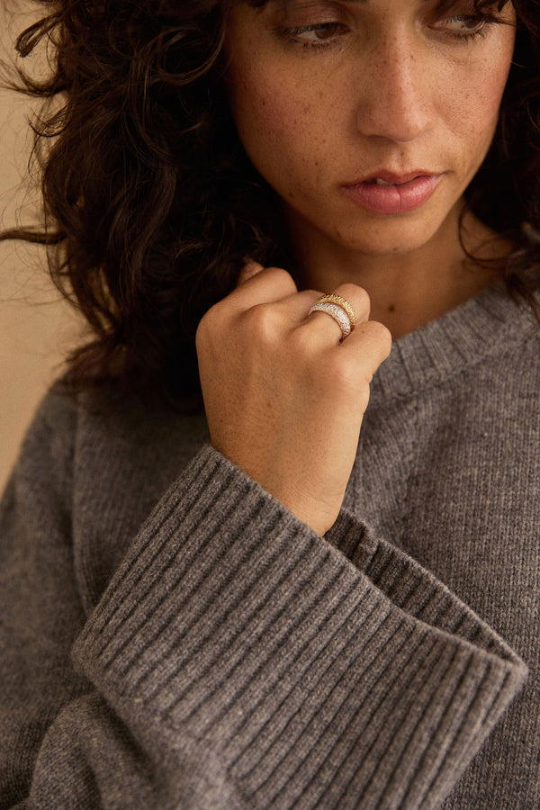 Bague Ysa argentée
