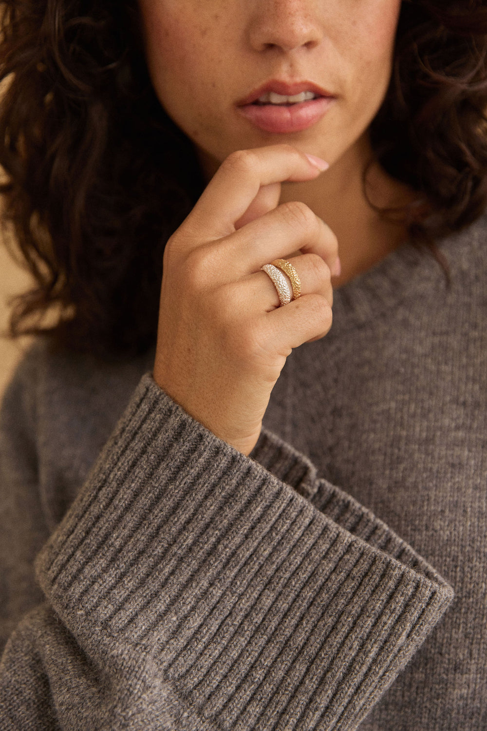 Bague Ysa dorée
