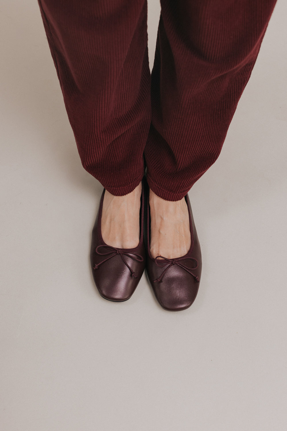 Ballerines Ambre bordeaux
