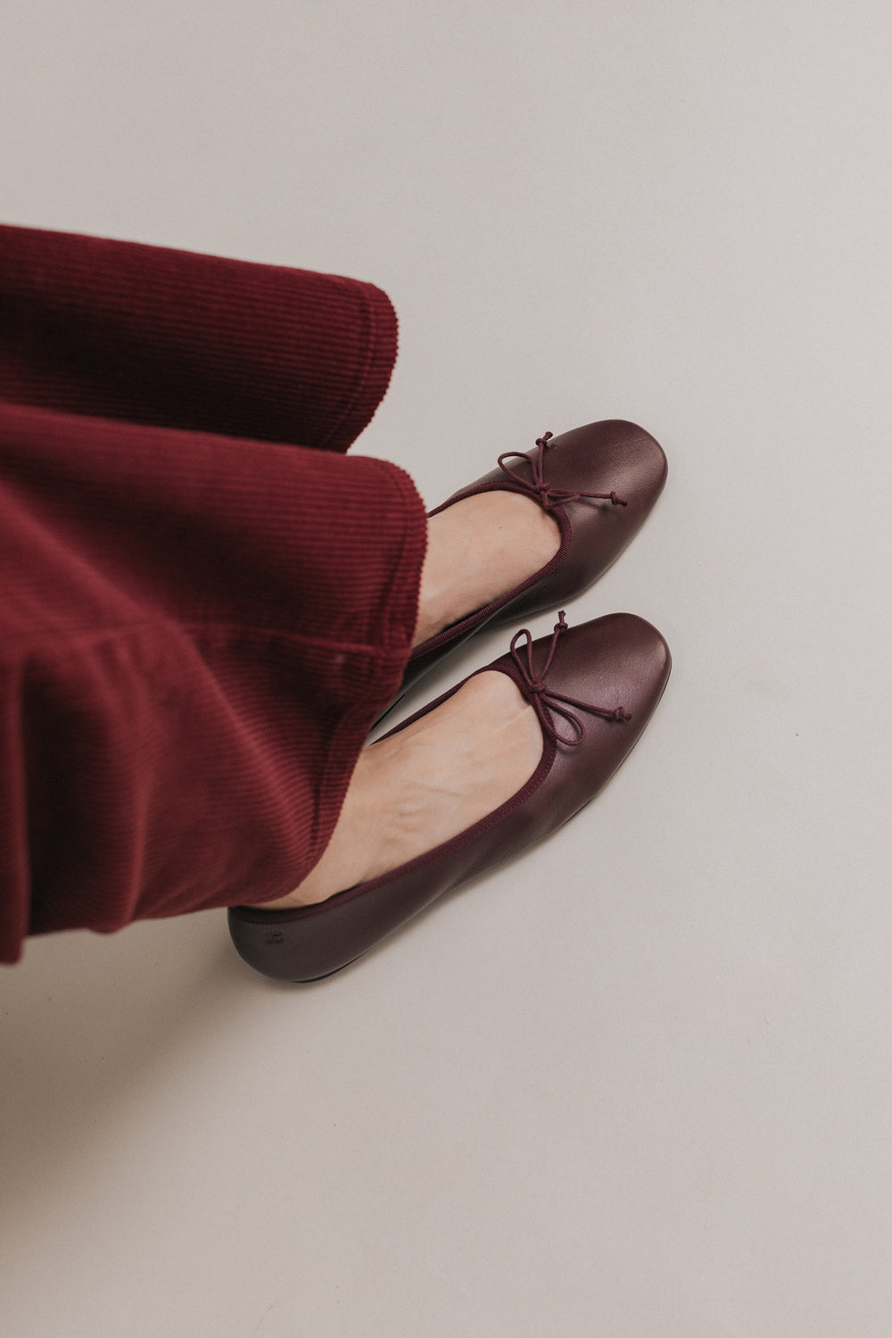 Ballerines Ambre bordeaux
