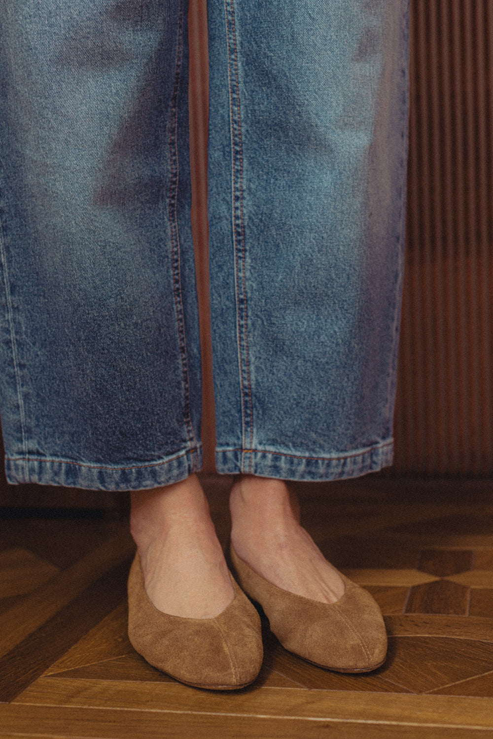 Ballerines Lise camel