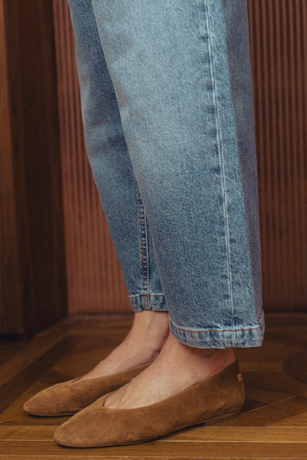 Ballerines Lise camel