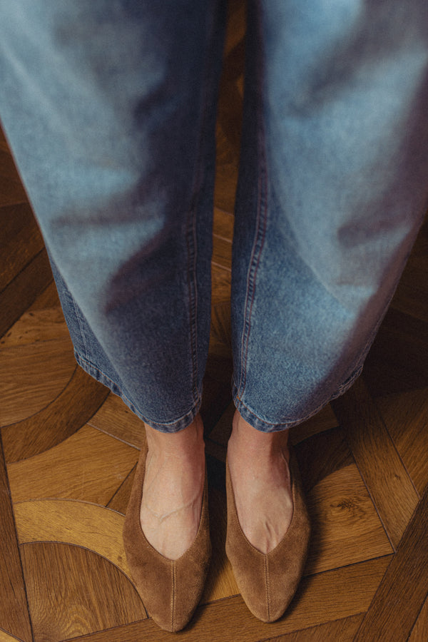 Ballerines Lise camel