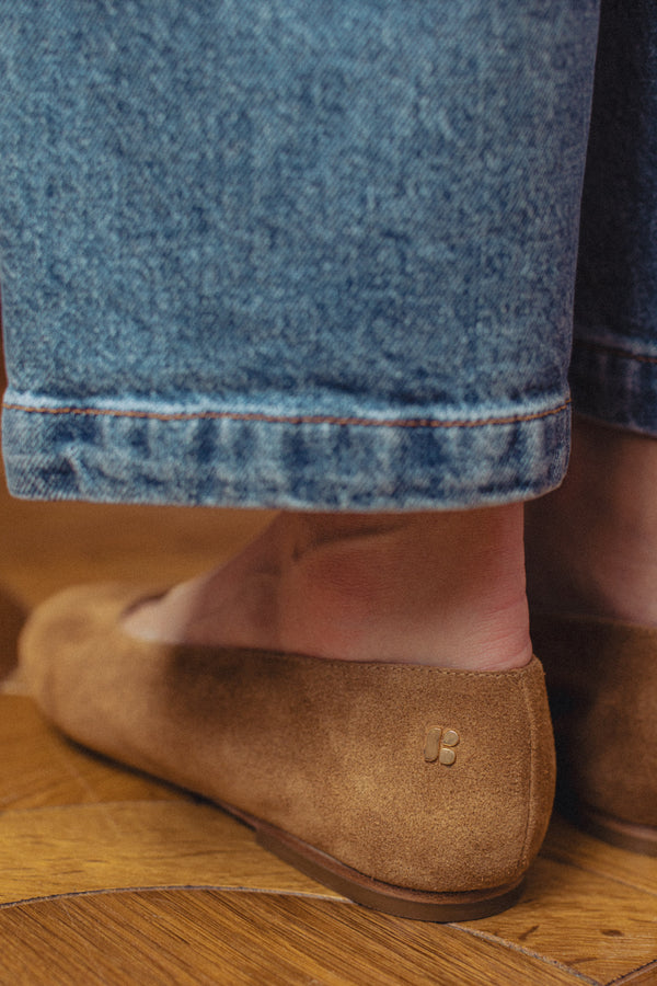 Ballerines Lise camel