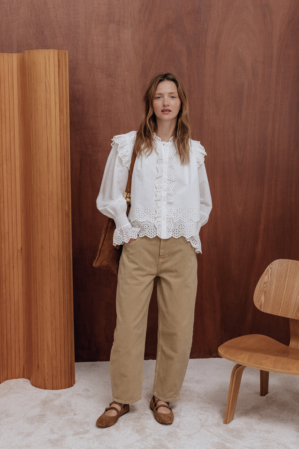 Blouse Clémence blanche