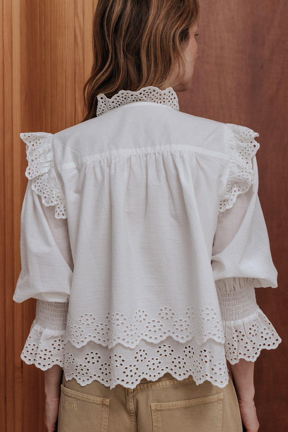Blouse Clémence blanche