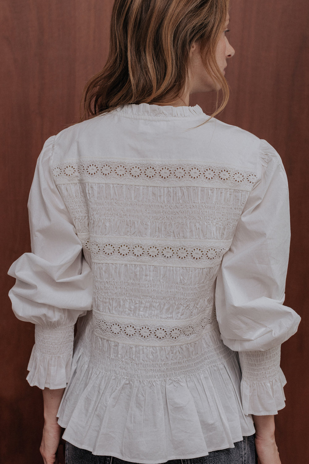 Clémentine white blouse