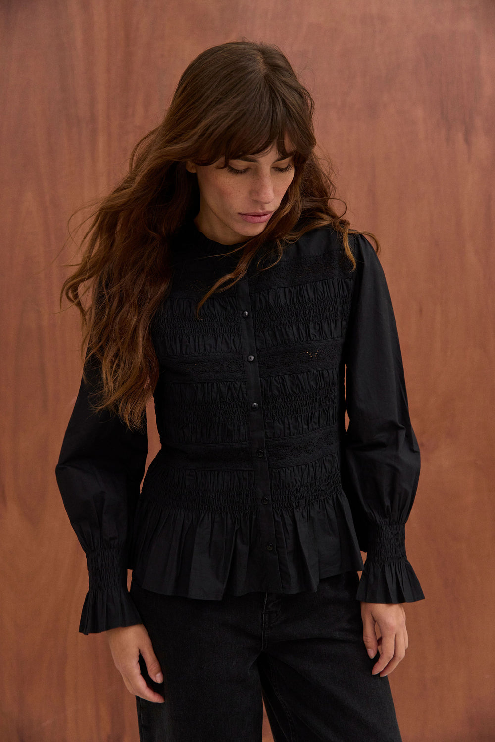 Blouse Clémentine noire
