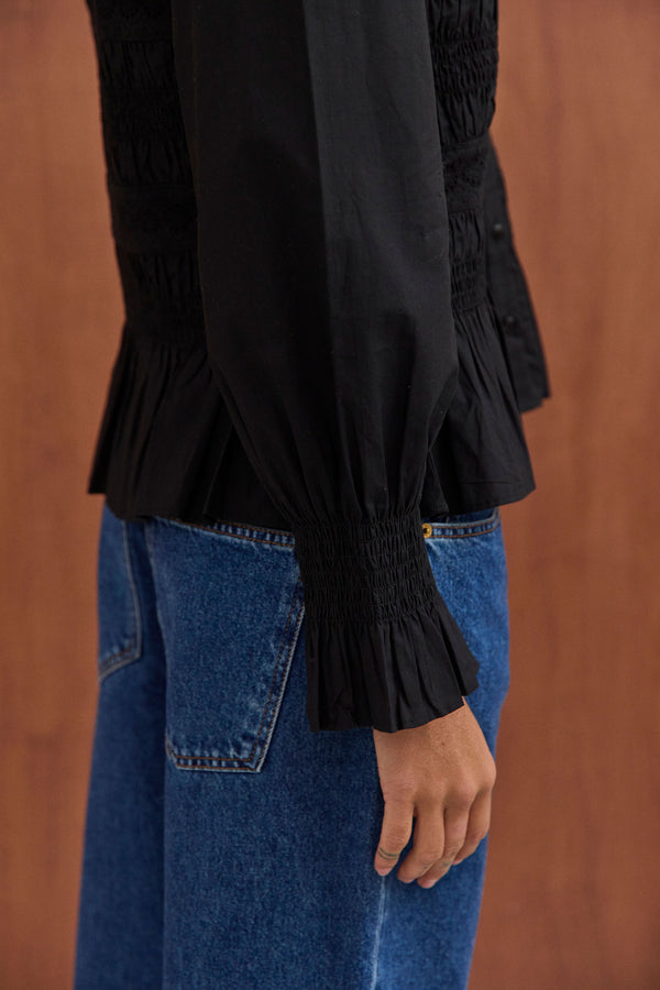 Blouse Clémentine noire