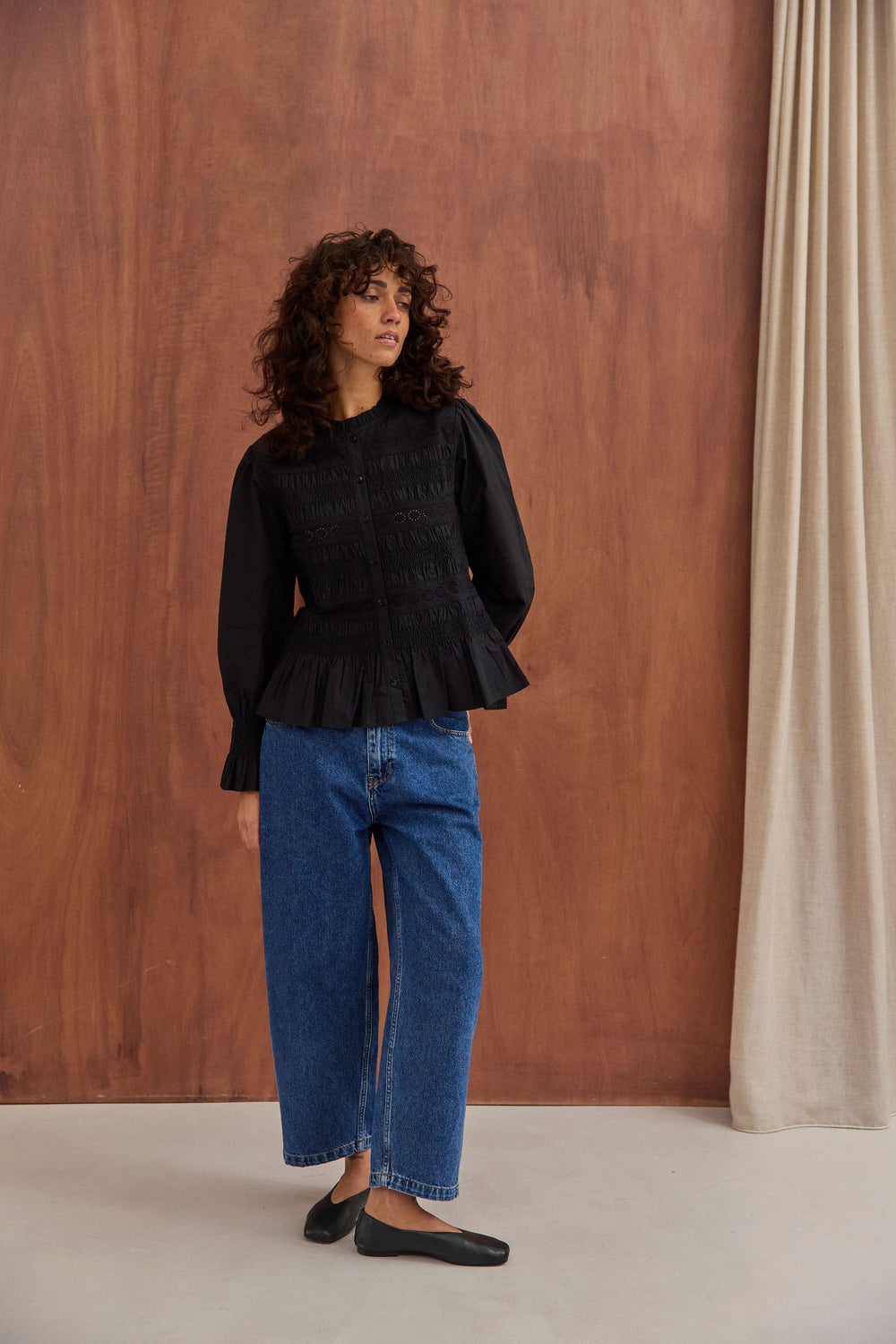 Blouse Clémentine noire