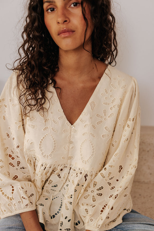Blouse Eglantine beige