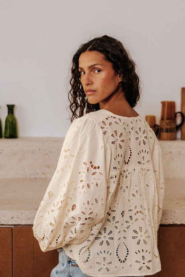 Blouse Eglantine beige