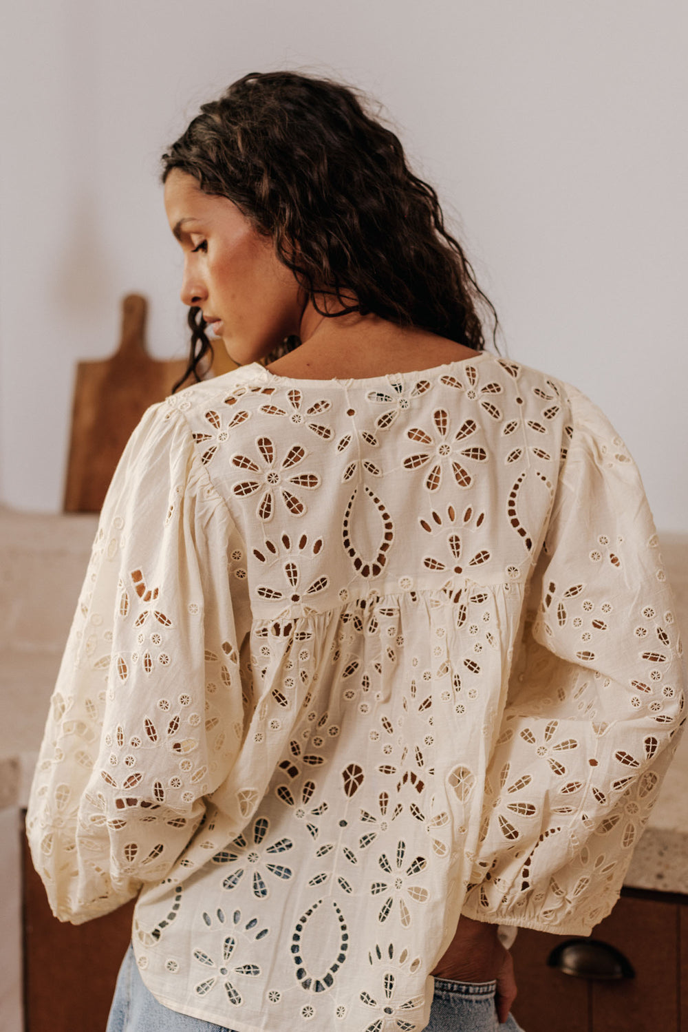 Blouse Eglantine beige