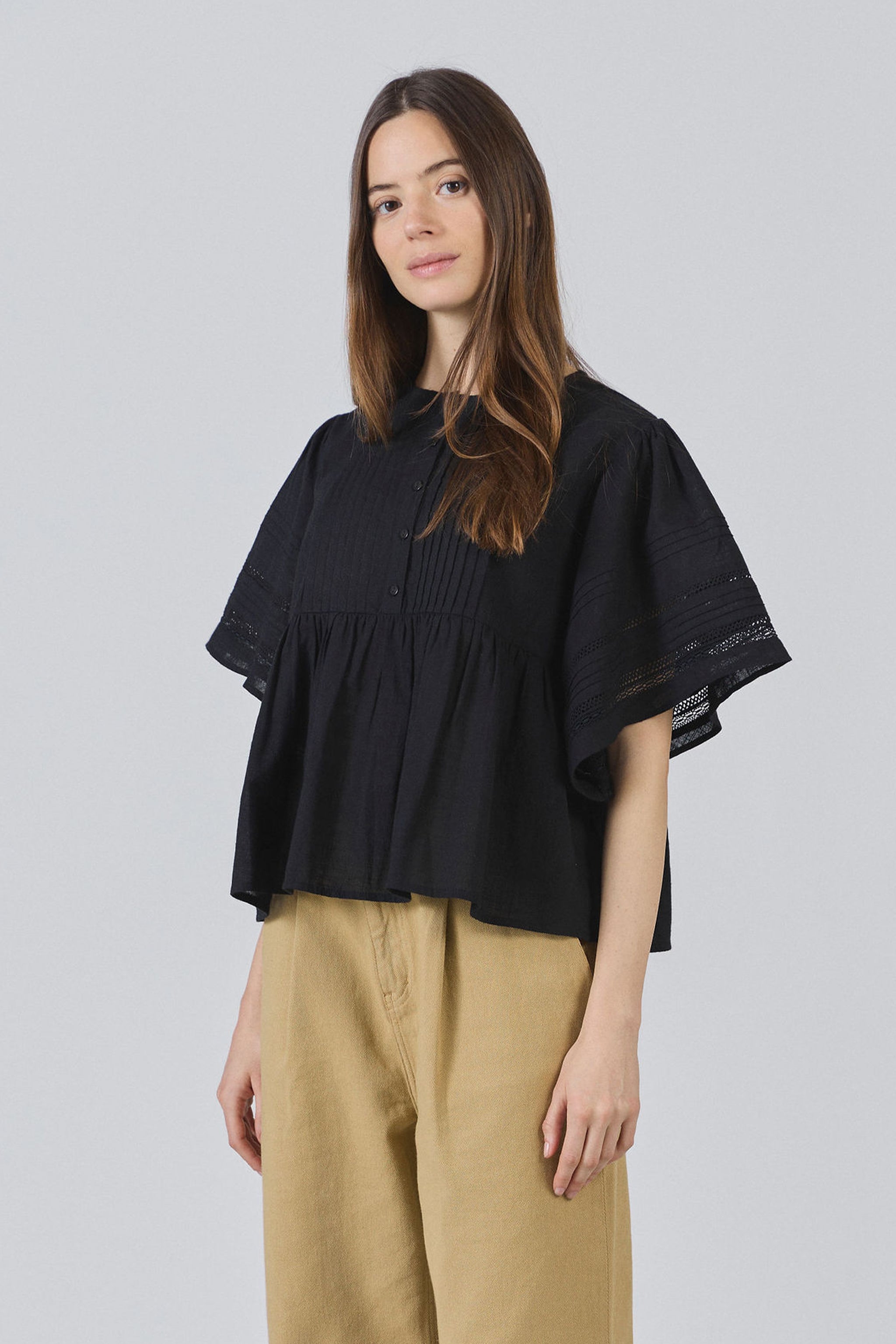 Blouse Maël noire 1
