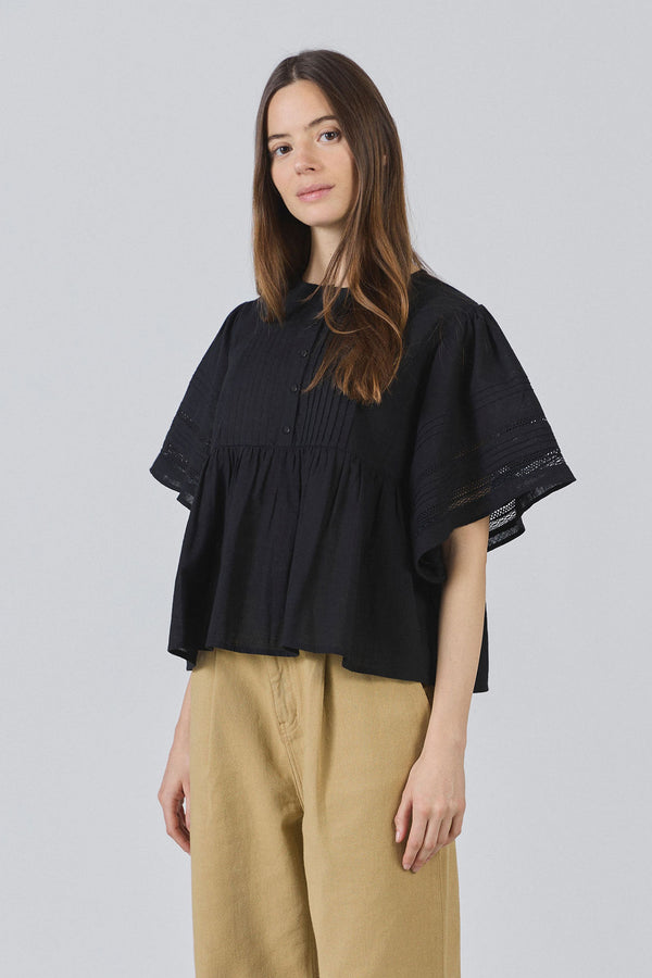 Blouse Maël noire 1