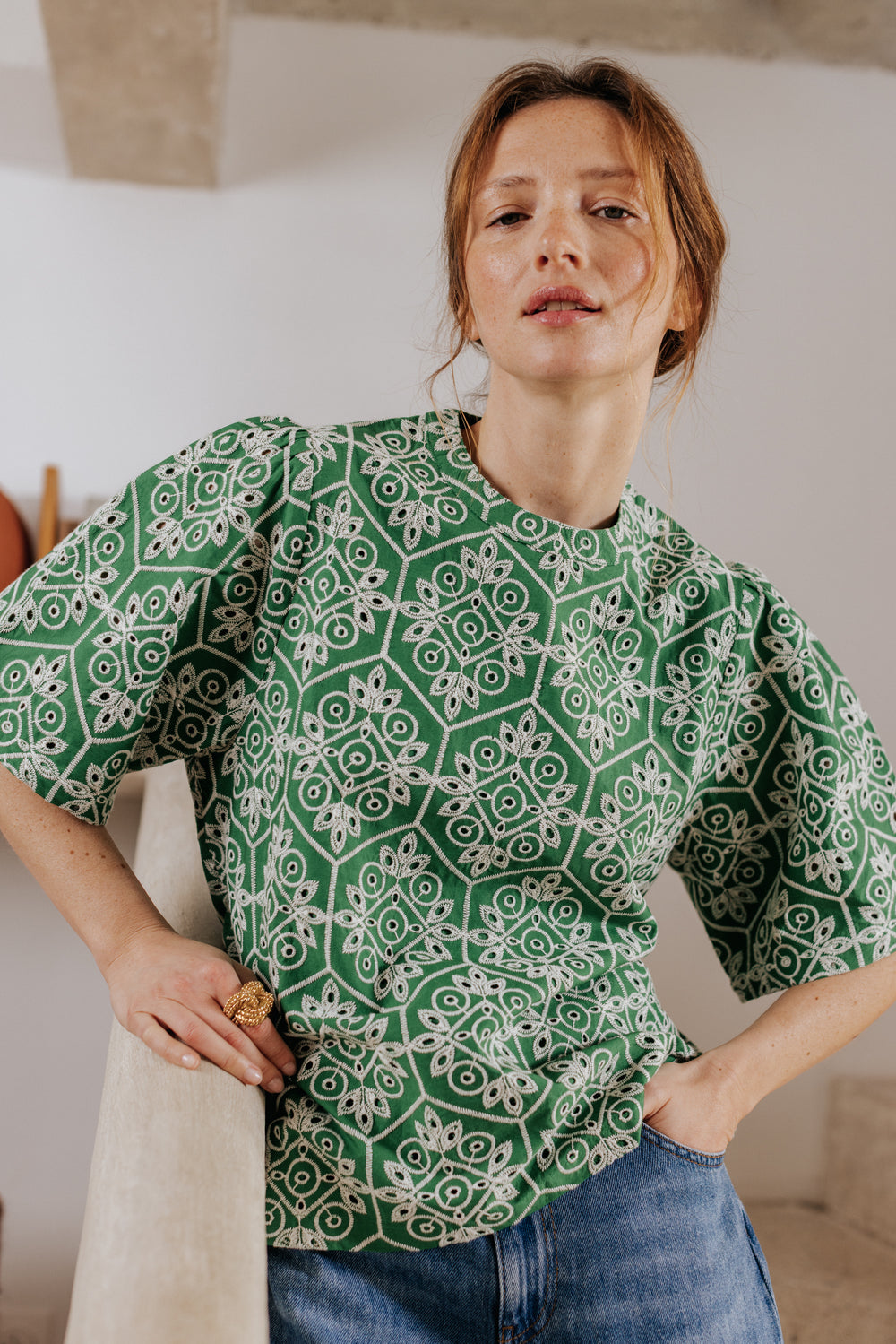 Blouse Maureen verte