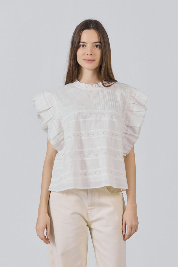 Blouse Thelma blanche 2