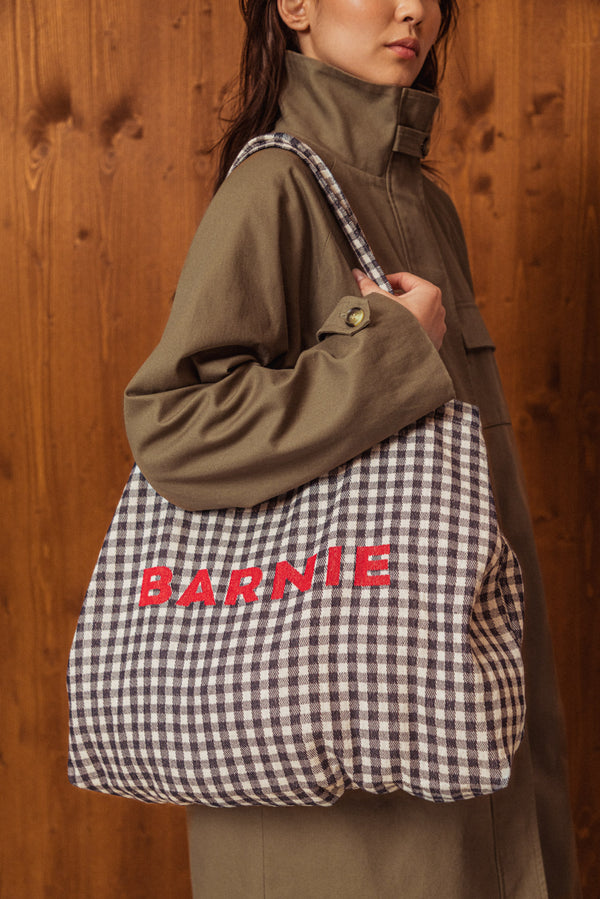 Cabas Suzane vichy noir