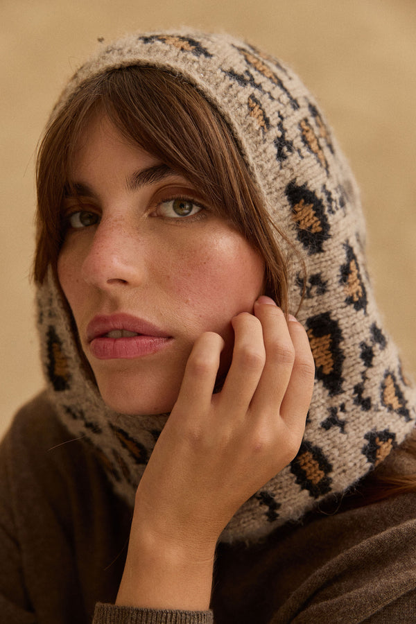 Cagoule Juana léopard