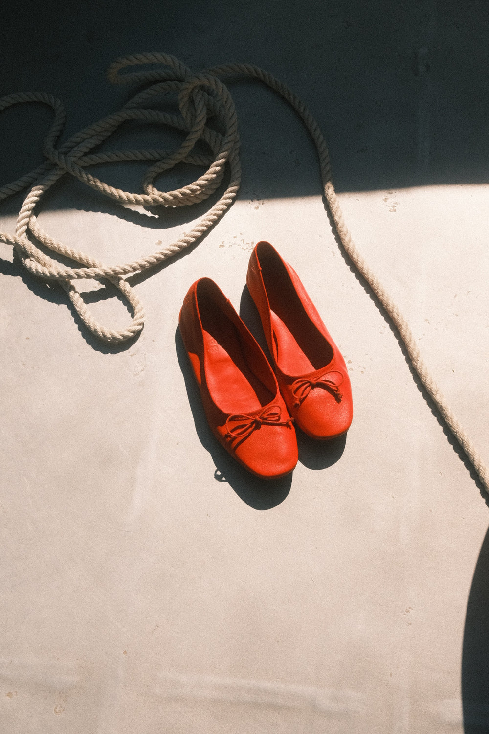 Ballerines Ambre rouges