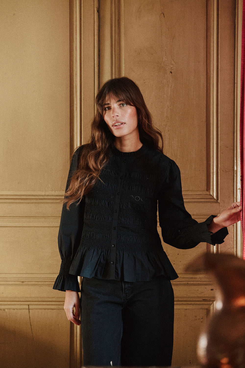 Blouse Clémentine noire