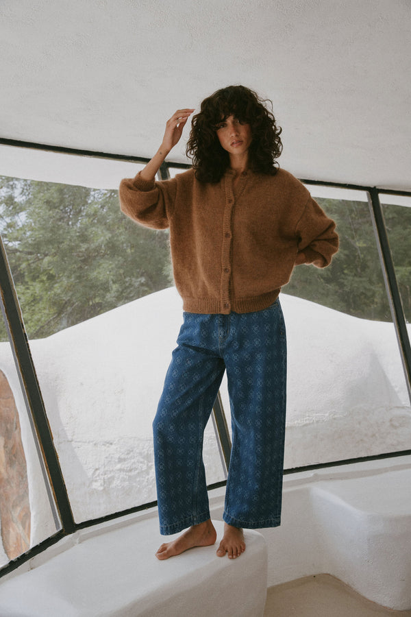 Cardigan Hortense camel