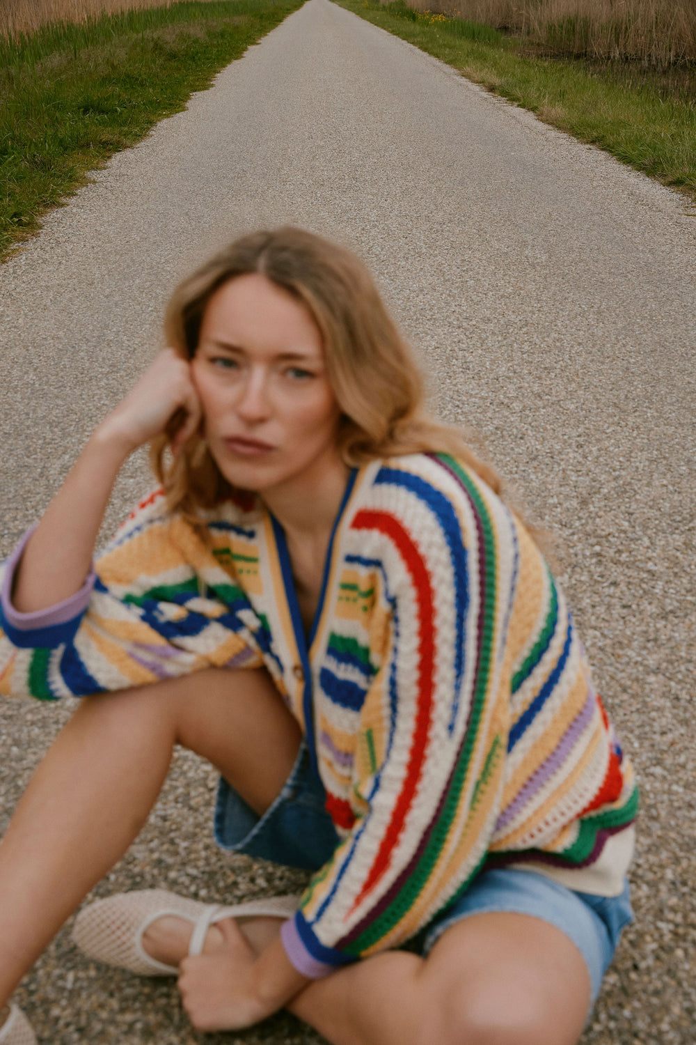 Cardigan multicolore oversize Martine 4