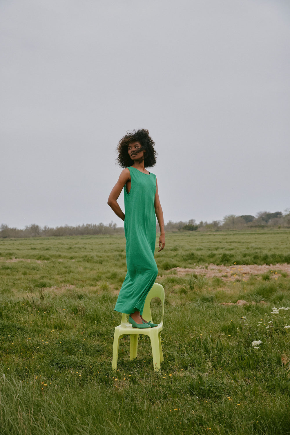 Robe Judy verte 1