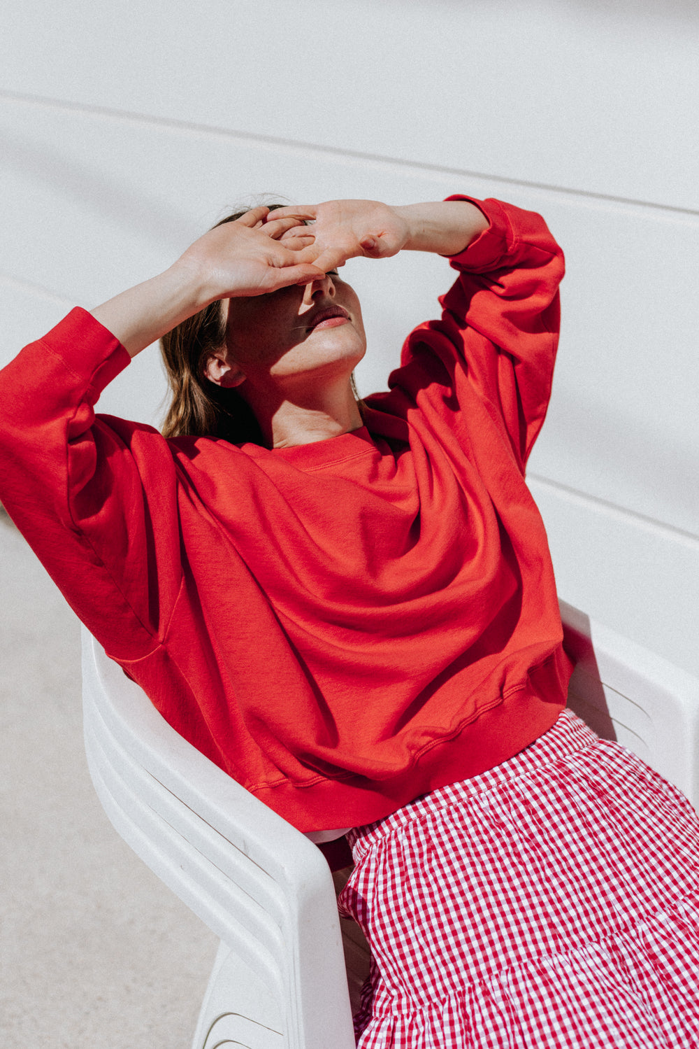 Sweat Auguste rouge