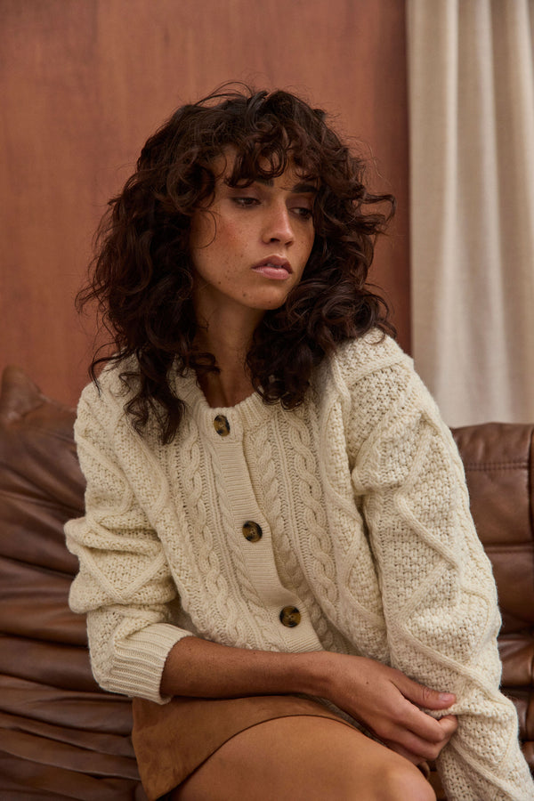 Cardigan Edgar écru