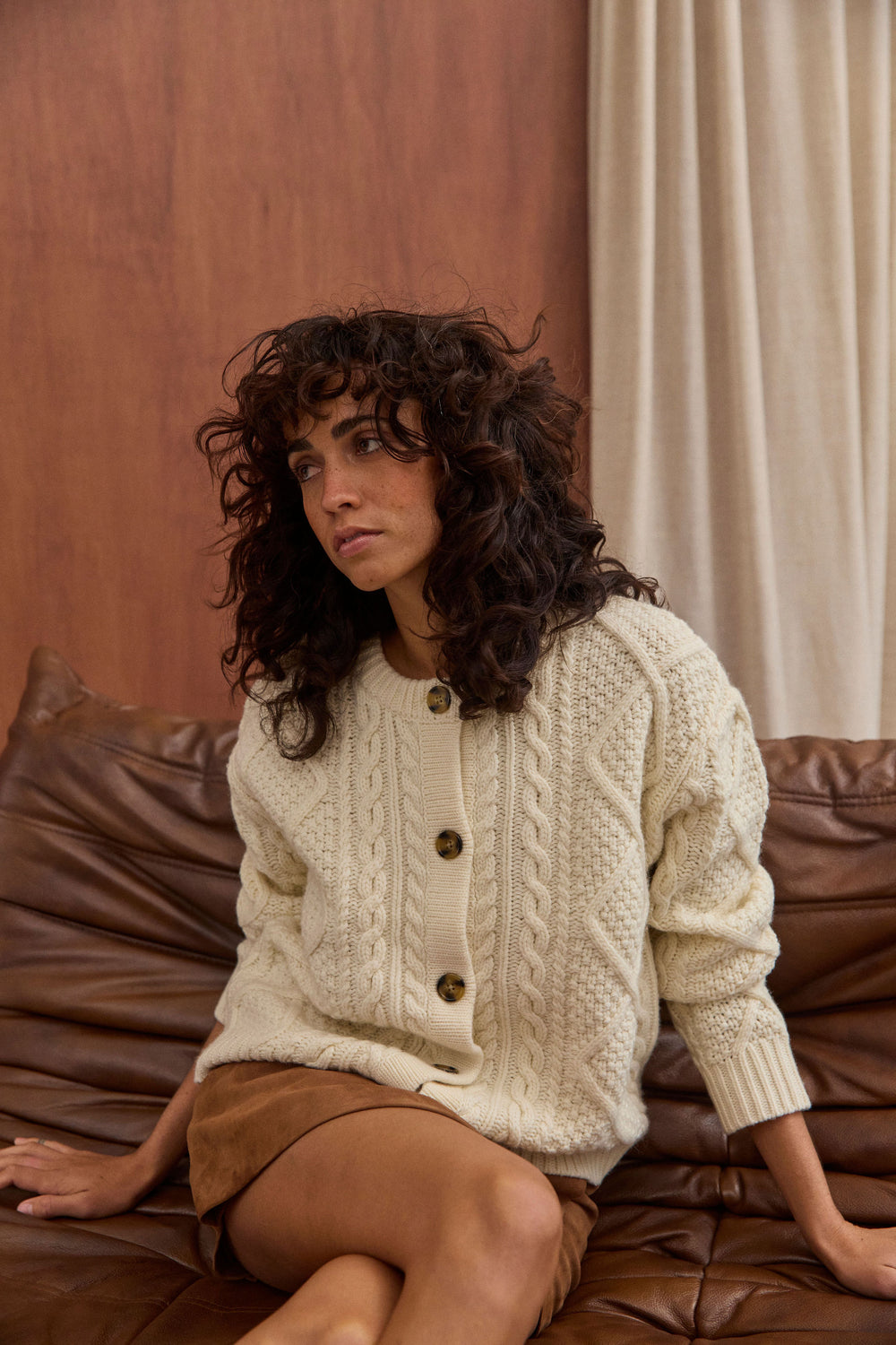 Cardigan Edgar écru